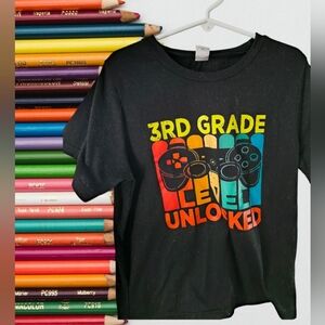 '3rd Grade Level Unlocked' Kids T-Shirt
